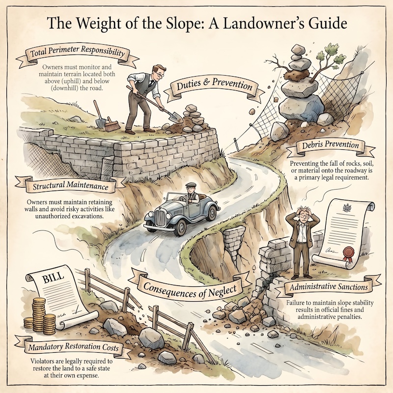 Infographic: Maintenance of slopes and road safety
