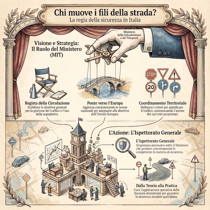 Infografica: Competenze in materia di circolazione stradale