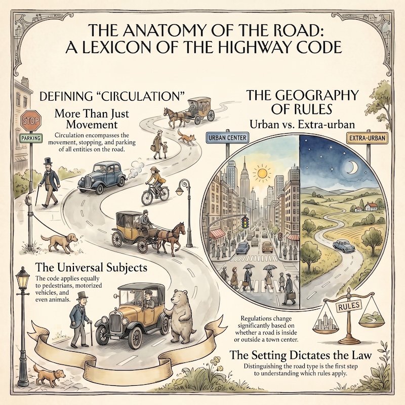 Infographic: Basic road and traffic definitions