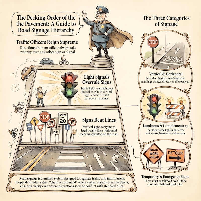 Infographic: Road signs and rule priority