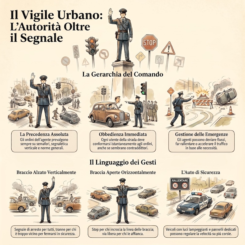 Infografica: Segnalazioni degli agenti: priorità e significato