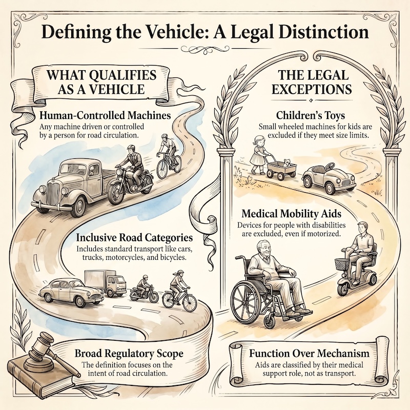 Infographic: Definition of a vehicle