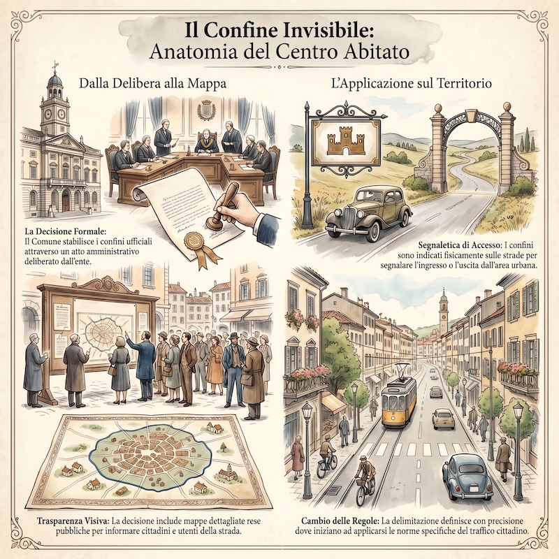 Infografica: Delimitazione del centro abitato