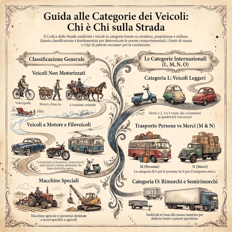Infografica: Classificazione dei veicoli