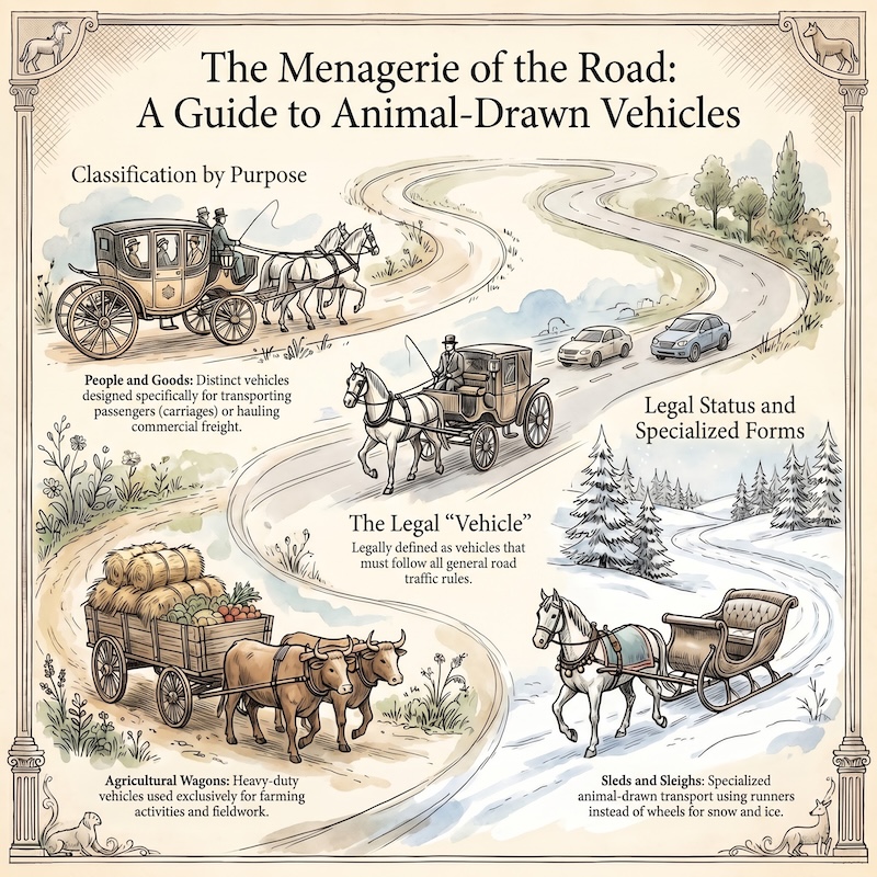 Infographic: Animal-drawn vehicles