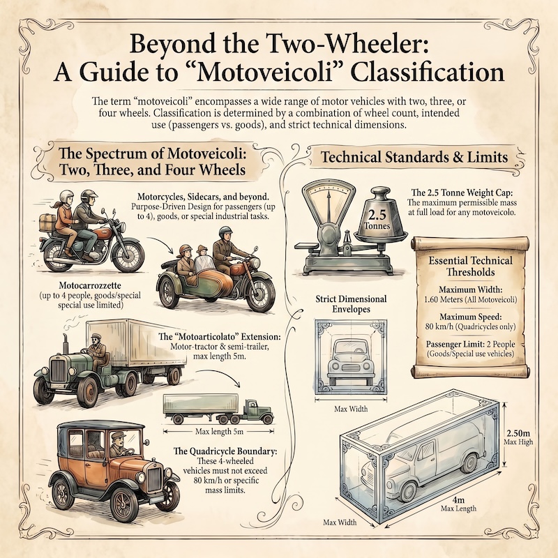 Infographic: Motor vehicles (motorcycles): types