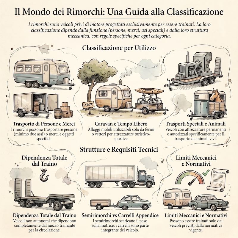 Infografica: Rimorchi: definizione e tipologie