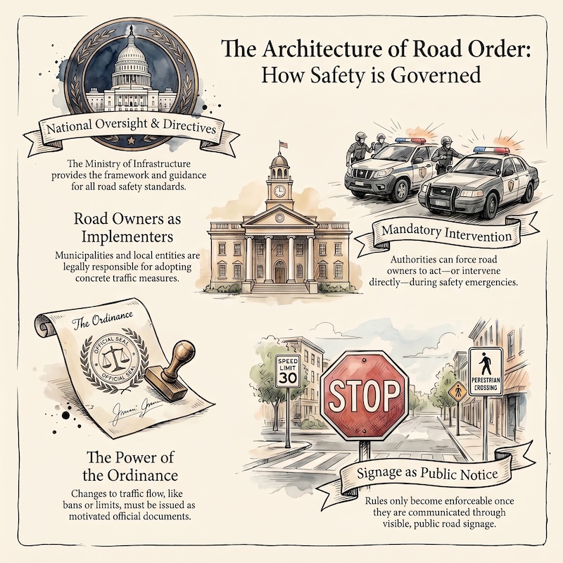 Infographic: Traffic regulation and management rules