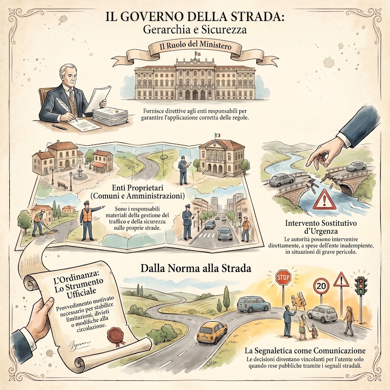 Infografica: Regole e gestione della circolazione stradale