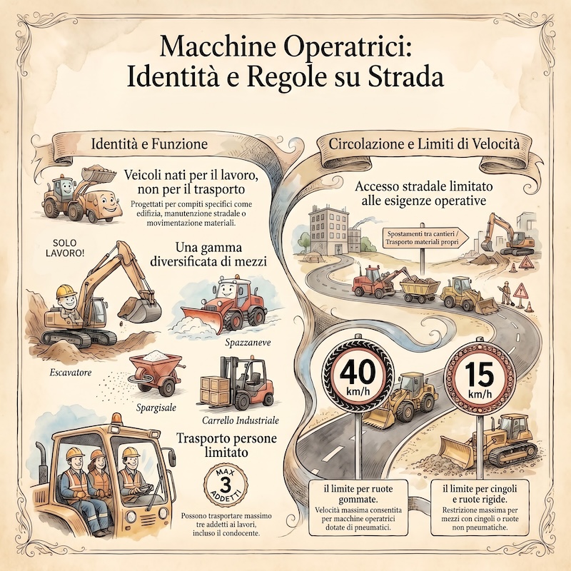 Infografica: Macchine operatrici: uso e limiti