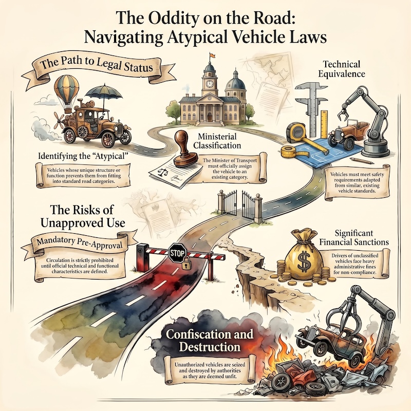 Infographic: Atypical vehicles: definition and rules