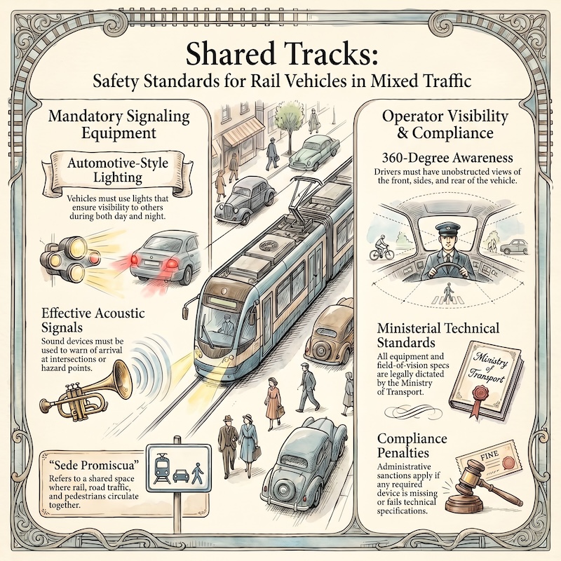 Infographic: Rail vehicles in mixed traffic