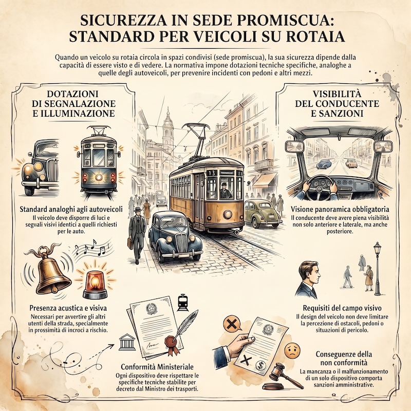 Infografica: Veicoli su rotaia in circolazione promiscua