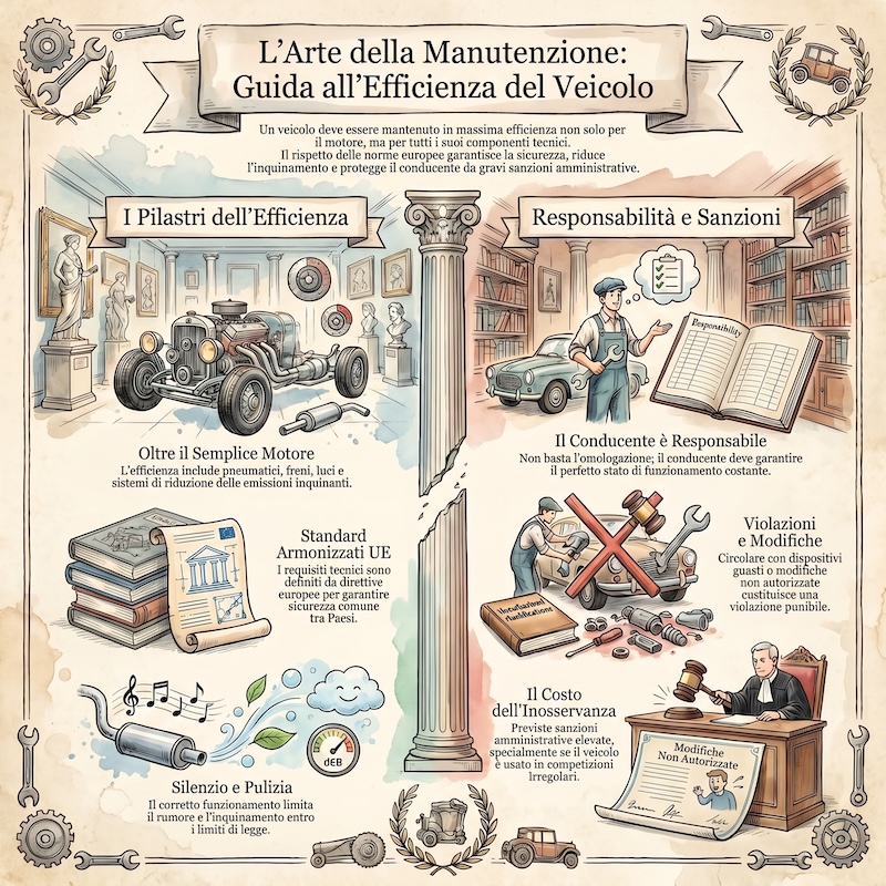 Infografica: Efficienza e manutenzione dei veicoli