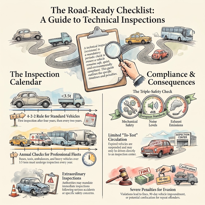 Infographic: Periodic vehicle inspection