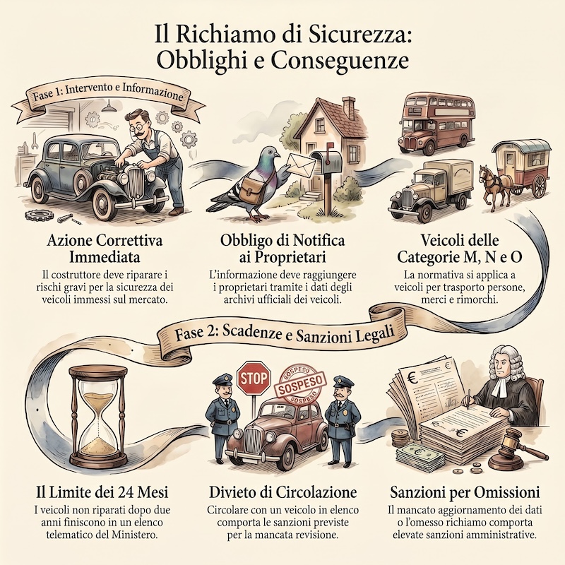 Infografica: Richiami di sicurezza dei veicoli