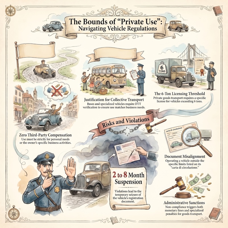 Infographic: Private use of vehicles