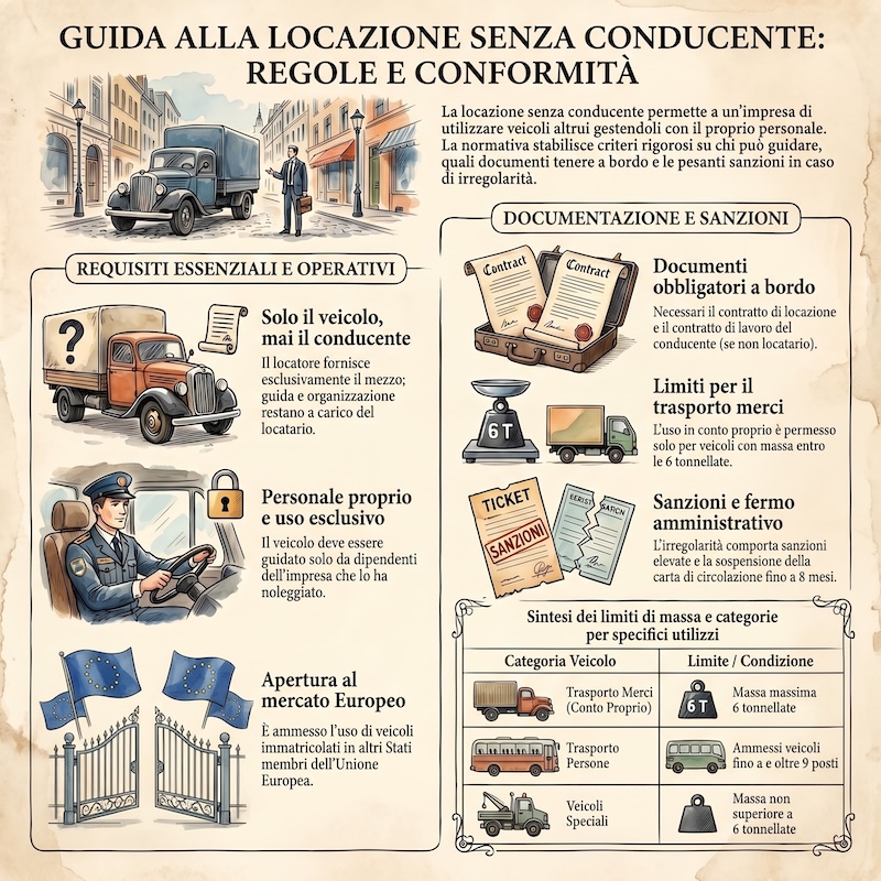 Infografica: Locazione di veicoli senza conducente