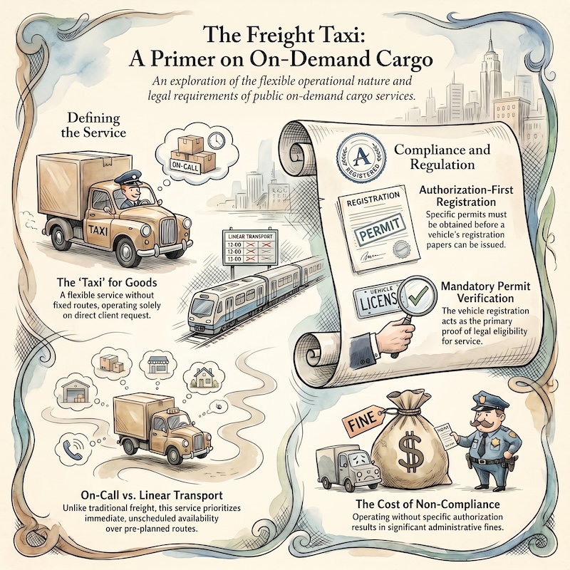Infographic: Goods transport in public hire service