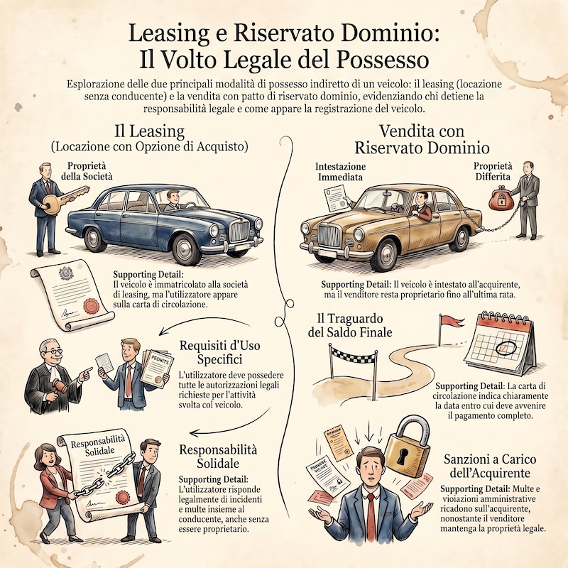 Infografica: Leasing e vendita con riserva di proprietà