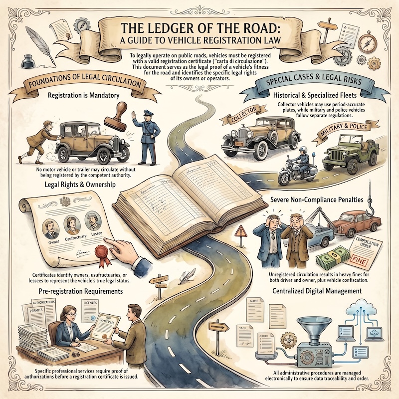 Infographic: Registration and documents for driving