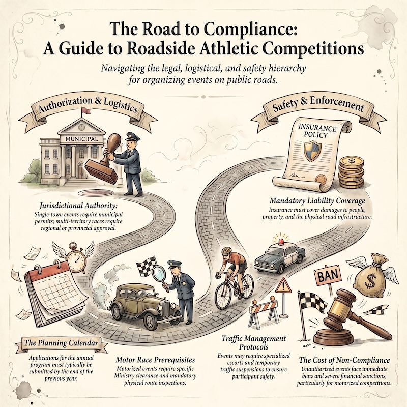 Infographic: Road sporting events